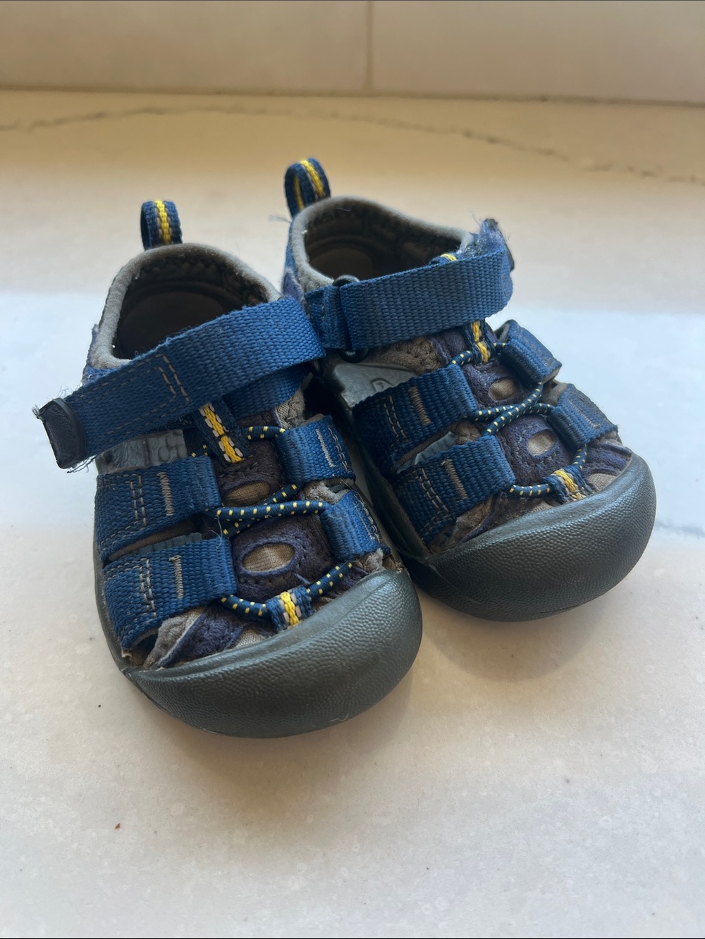 Keen Kids Navy Blue Closed-Toe Outdoor Sandals